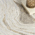 5' X 7' Gold Gray and Ivory Abstract Non Skid Area Rug